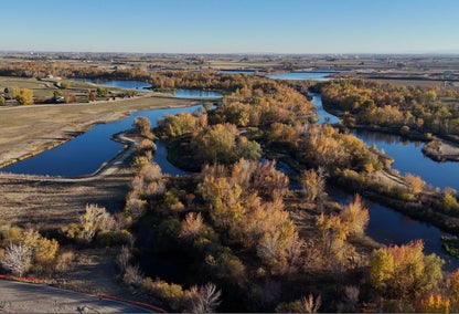 Boise River Running through Middleton Idaho
